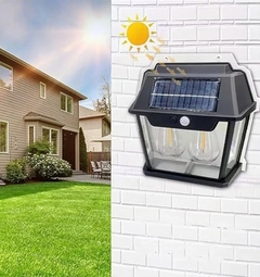 Doble Farol De Pared Carga Solar- SOL 09