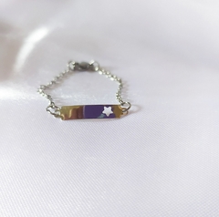 Pulseira Aço Infantil Estrela