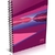 CUADERNO 16X21 AMERICA COLECCION 80 HOJAS RAYADO ESPIRAL