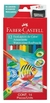 LÁPICES DE COLORES FABER CASTELL ECOLÁPIZ ACUAREL x 12 LARGOS