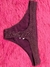 VICTORIA SECRET TANGA BRILLITOS MORADA