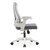 Cadeira de Escritório Diretor Ergonômica BlumeOffice BLM768 Branca/Cinza - comprar online