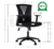 Cadeira de Escritório Diretor Ergonômica BlumeOffice BLM0283 Preta - comprar online