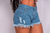 Short Jeans Feminino bermuda destroyed Jeans Premium Da moda Short curto