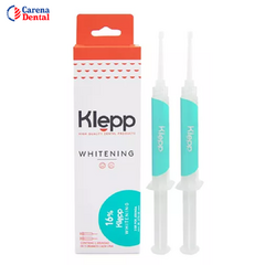 BLANQUEAMIENTO DENTAL KLEPP WHITENING 16% 2 JERINGAS 3GR