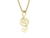 Pingente em Ouro 18K Nota Musical Clave de Sol Liso - comprar online