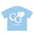 love n friendship “CG" blue tee - comprar online