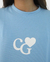 love n friendship “CG" blue tee en internet