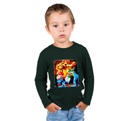 Remera Manga Larga Nenes Niños Algodon Premium Talle 4 Al 14 - Magic Kids