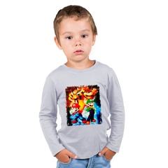 Remera Manga Larga Nenes Niños Algodon Premium Talle 4 Al 14