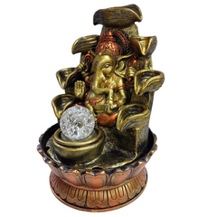 FONTE DE ÁGUA GANESHA 6 QUEDAS BRONZE - comprar online