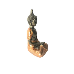 ESTÁTUA DE RESINA BUDA POSIÇÃO DHYANA MUDRA- 12CM - comprar online