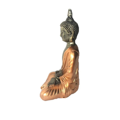 ESTÁTUA DE RESINA BUDA POSIÇÃO DHYANA MUDRA- 12CM na internet