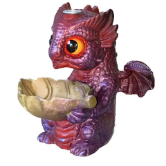 INCENSÁRIO CASCATA BABY DRAGÃO ROXO - comprar online