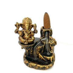 INCENSÁRIO CASCATA DOURADO - GANESHA PEQUENO - comprar online