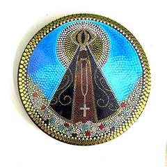 ENFEITE DE PAREDE NOSSA SENHORA APARECIDA - AZUL CLARO