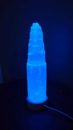 TORRE SELENITA 20 CM - LUMINÁRIA na internet