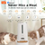 Wi-Fi Habilitado Alimentador Pet para Cães e Gatos, Controle de App, Tigelas De Aço Inoxidável, Baixo Alarme De Alimentos, IPETMON, Tuya Smart Life App, 4L na internet