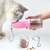 2 em 1 300ml Portátil Food Grade Material Dog Cat Travel Pet Water Cup Garrafa com Food Dispenser