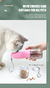 2 em 1 300ml Portátil Food Grade Material Dog Cat Travel Pet Water Cup Garrafa com Food Dispenser - Bichoz