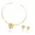 Kit Perola Shell Brinco, Bracelete, Choker e Pingente Folhado a Ouro - VS JOIAS