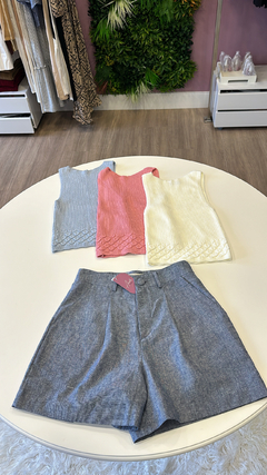 CROPPED CANDY COLORS TRICOT