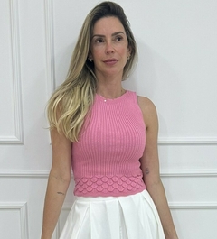 CROPPED CANDY COLORS TRICOT - Use Amoli Brand