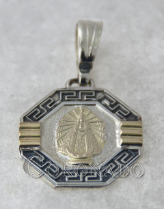 Medallas Octogonal con media guarda griega con duble - comprar online