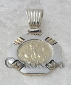 Imagen de Medallas Octogonal sin puntos Plata y Oro