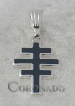 Cruces Plata Esmaltada - Coronado