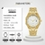 Reloj pulsera acero inoxidable cuarzo elegante moderno negocios - Nuevas promociones integrales