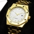Reloj pulsera acero inoxidable cuarzo elegante moderno negocios - comprar en línea