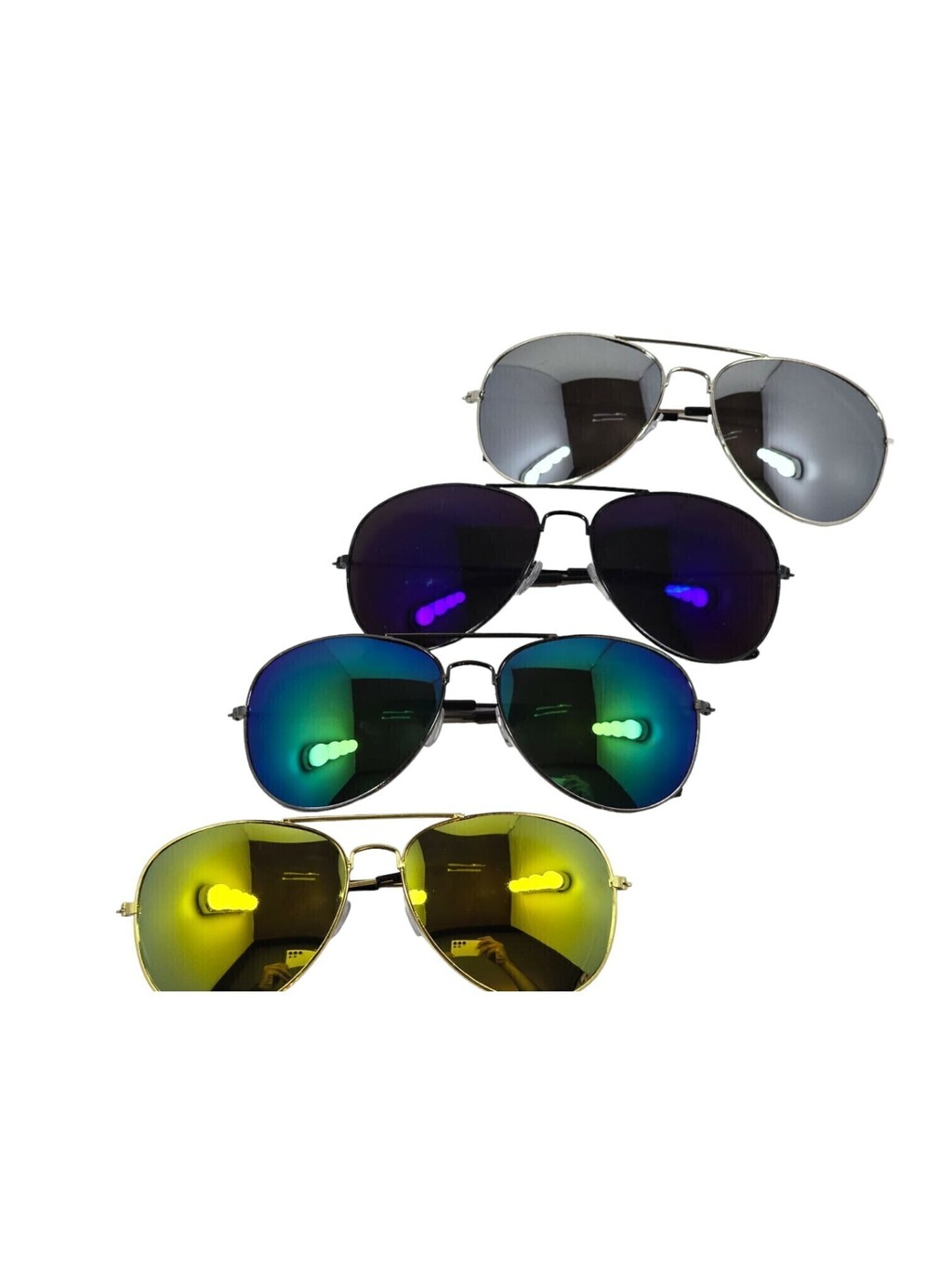 Gafas piloto tornasol uv proteccion espejeado lentes cola de rata moda tredy tendencia copia