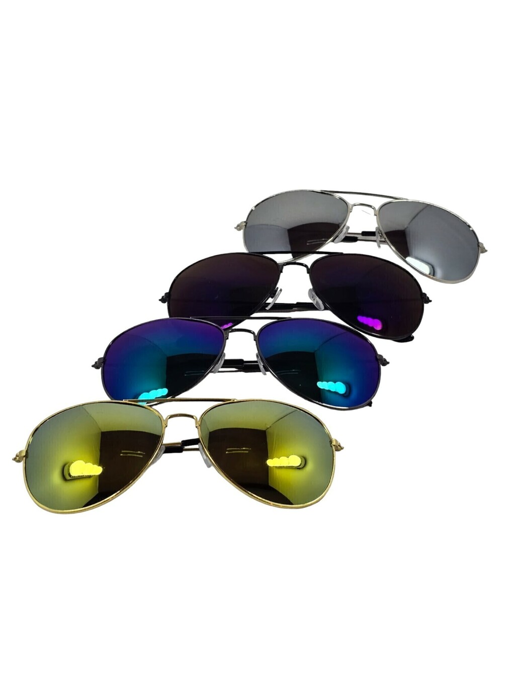 Gafas piloto tornasol uv proteccion espejeado lentes cola de rata moda tredy tendencia copia