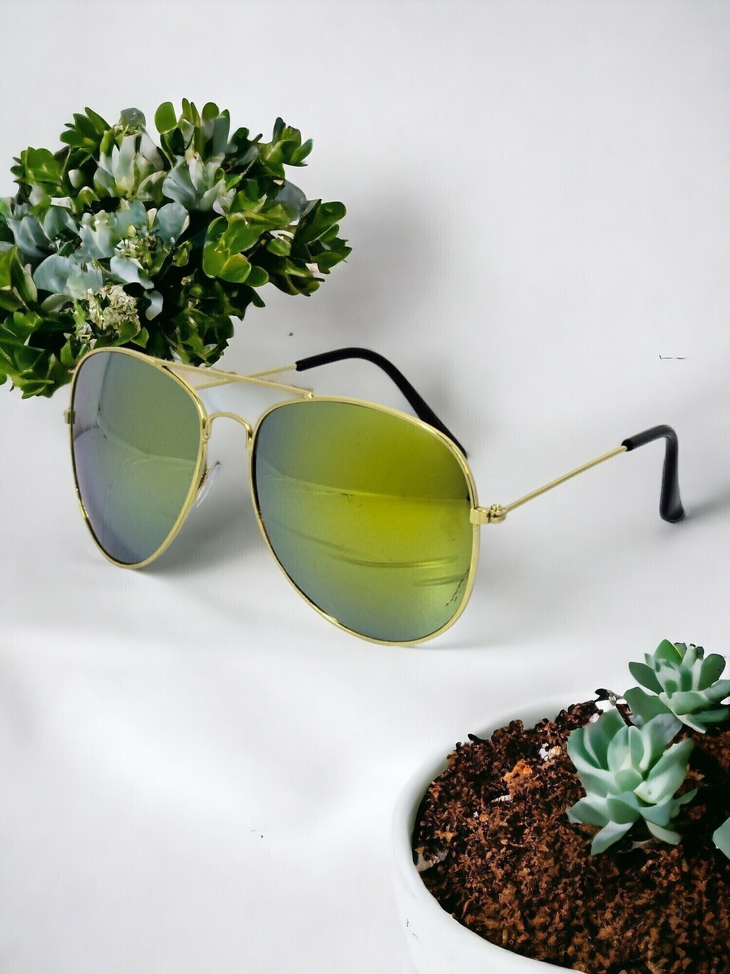 Gafas piloto tornasol uv proteccion espejeado lentes cola de rata moda tredy tendencia copia