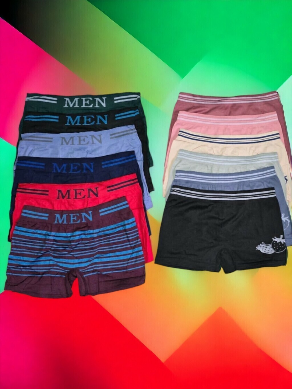 12 Boxer Hombre Y Mujer