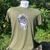 Camiseta Algodão Premium fio 40.1 penteado Macaco Psicodélico Verde