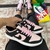 Tênis Nike Dunk Low - Rosa e Preto - Krosa Store - Calçados e Acessórios Femininos Exclusivos - Compre Online 