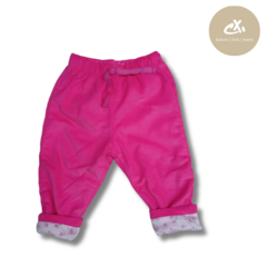 Art 137/15- Pantalón de corderoy forrado liso de bebé - tienda online