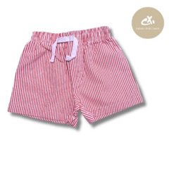 Art 182/2 -Short cintura elastizada rayas de bebé - comprar online