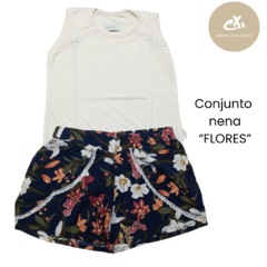 Conjunto nena "FLORES"