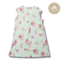 Art 282/1 -Vestido con tablón morley flor romántica de nena - comprar online