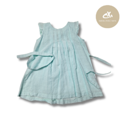 Art 205/2 -Vestido plumeti con alforzas y volado de beba - comprar online