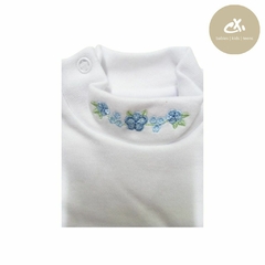 Art 301/10 -Body cuello bordado interlock liso M/L de bebé - comprar online