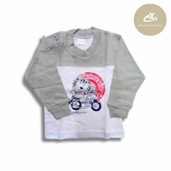 Art 334/2 -Remera M/L bebé moto Lyon - comprar online