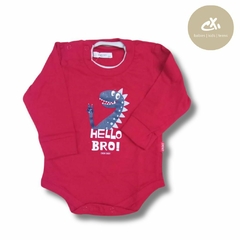 Art 3376/3 -Body remera dino jersey M/L de bebé - comprar online