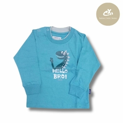 Art 3376/3 -Body remera dino jersey M/L de bebé en internet