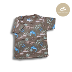 Art 3380/8 REMERA M/C -jersey estampado dinos de bb.