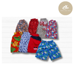 Pack X8 short de baño niños (*$3000 c/u*)