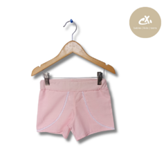 Art 543/3 -Short poplin liso con puntilla - CROXI MAYORISTA